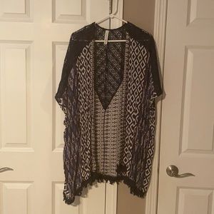 Patterned light cardigan